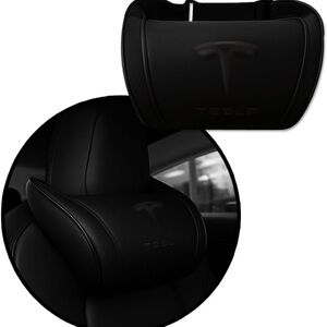 Tesla Headrest Neck Pillow Support Foam Ergonomic Design for Car Seat